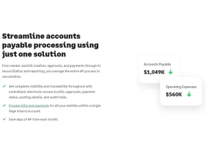 Sage Intacct screenshot