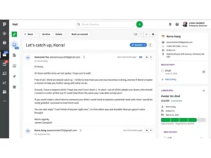 Pipedrive CRM screenshot
