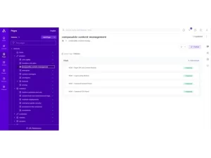 Agility CMS screenshot